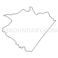Census Tract 239, Spartanburg County, South Carolina (Light Gray Border)
