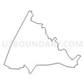 Census Tract 611.01, York County, South Carolina (Light Gray Border)