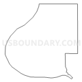 Census Tract 9652, Walworth County, South Dakota (Light Gray Border)