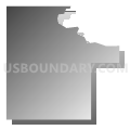 Census Tract 11.06, Minnehaha County, South Dakota (Gray Gradient Fill with Shadow)