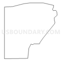 Census Tract 104.05, Minnehaha County, South Dakota (Light Gray Border)