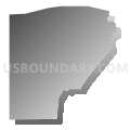 Census Tract 104.05, Minnehaha County, South Dakota (Gray Gradient Fill with Shadow)