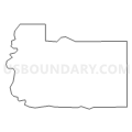 Census Tract 105.02, Minnehaha County, South Dakota (Light Gray Border)