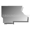 Census Tract 7, Minnehaha County, South Dakota (Gray Gradient Fill with Shadow)