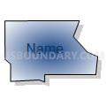 Census Tract 7, Minnehaha County, South Dakota (Radial Fill with Shadow)