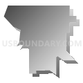 Census Tract 5, Minnehaha County, South Dakota (Gray Gradient Fill with Shadow)