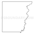 Census Tract 201, Union County, South Dakota (Light Gray Border)