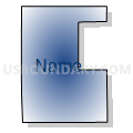 Census Tract 9626, Davison County, South Dakota (Radial Fill with Shadow)