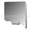 Census Tract 9627, Davison County, South Dakota (Gray Gradient Fill with Shadow)