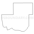 Census Tract 9663.01, Yankton County, South Dakota (Light Gray Border)