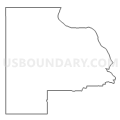 Census Tract 9711, Gregory County, South Dakota (Light Gray Border)