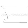 Census Tract 9641, Campbell County, South Dakota (Light Gray Border)
