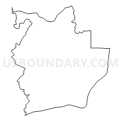 Census Tract 110.04, Pennington County, South Dakota (Light Gray Border)