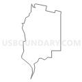 Census Tract 108, Pennington County, South Dakota (Light Gray Border)