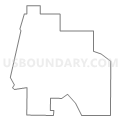 Census Tract 105, Pennington County, South Dakota (Light Gray Border)