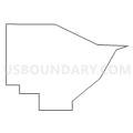 Census Tract 104, Pennington County, South Dakota (Light Gray Border)