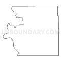 Census Tract 9731, Brule County, South Dakota (Light Gray Border)