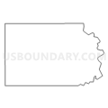 Census Tract 101.06, Lincoln County, South Dakota (Light Gray Border)