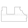 Census Tract 101.08, Lincoln County, South Dakota (Light Gray Border)
