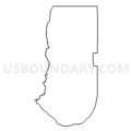 Census Tract 9677, Bon Homme County, South Dakota (Light Gray Border)