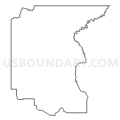 Census Tract 9408, Shannon County, South Dakota (Light Gray Border)