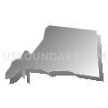 Census Tract 413.01, Rutherford County, Tennessee (Gray Gradient Fill with Shadow)