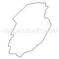Census Tract 801, Unicoi County, Tennessee (Light Gray Border)