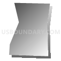 Census Tract 106.20, Shelby County, Tennessee (Gray Gradient Fill with Shadow)
