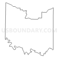 Census Tract 9507, Coleman County, Texas (Light Gray Border)