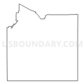 Census Tract 303.02, Clay County, Texas (Light Gray Border)