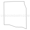 Census Tract 43.07, El Paso County, Texas (Light Gray Border)