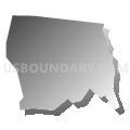 Census Tract 15.01, El Paso County, Texas (Gray Gradient Fill with Shadow)