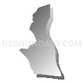 Census Tract 11.11, El Paso County, Texas (Gray Gradient Fill with Shadow)
