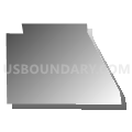 Census Tract 103.43, El Paso County, Texas (Gray Gradient Fill with Shadow)