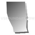 Census Tract 103.16, El Paso County, Texas (Gray Gradient Fill with Shadow)