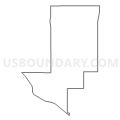 Census Tract 134, Potter County, Texas (Light Gray Border)