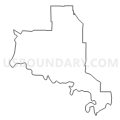 Census Tract 9504.02, Anderson County, Texas (Light Gray Border)