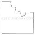 Census Tract 9505, Nolan County, Texas (Light Gray Border)