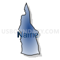 Census Tract 2707, Washington County, Utah (Radial Fill with Shadow)