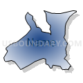 Census Tract 2706, Washington County, Utah (Radial Fill with Shadow)