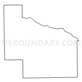 Census Tract 9684.01, Uintah County, Utah (Light Gray Border)