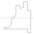 Census Tract 9405, Duchesne County, Utah (Light Gray Border)