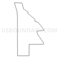 Census Tract 30.01, Utah County, Utah (Light Gray Border)