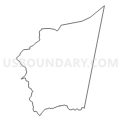 Census Tract 107, Pittsylvania County, Virginia (Light Gray Border)