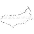 Census Tract 109, Pittsylvania County, Virginia (Light Gray Border)