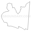 Census Tract 9303, Lunenburg County, Virginia (Light Gray Border)