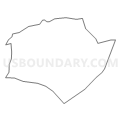 Census Tract 8403, Dinwiddie County, Virginia (Light Gray Border)