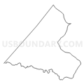 Census Tract 204.05, Spotsylvania County, Virginia (Light Gray Border)