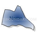 Census Tract 202.02, Spotsylvania County, Virginia (Radial Fill with Shadow)