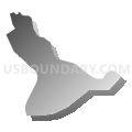 Census Tract 202.01, Spotsylvania County, Virginia (Gray Gradient Fill with Shadow)